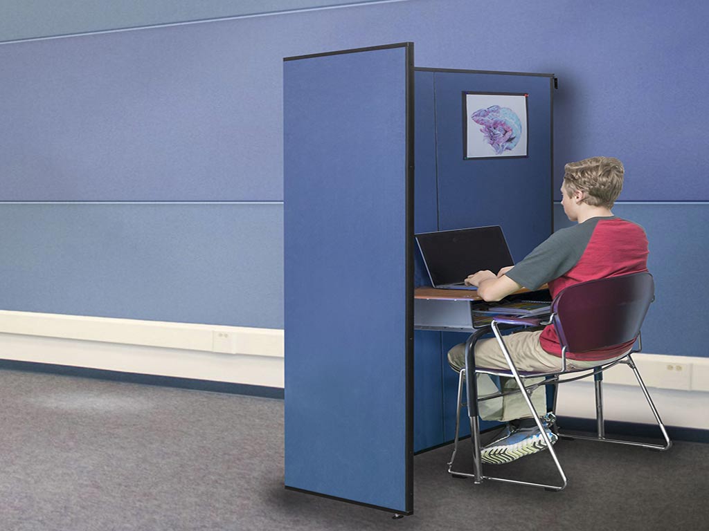 Screenflex Study Carrel by Specialty Doors & Hardware