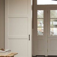 The 3-Panel Barn Door is a contemporary twist on the classic 5-Panel Barn Door, perfect for any home decor.