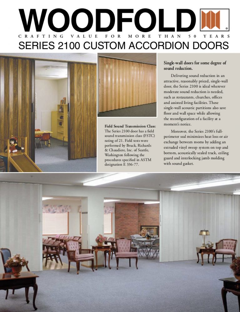 Woodfold 2100 Accordion Door by Specialty Doors