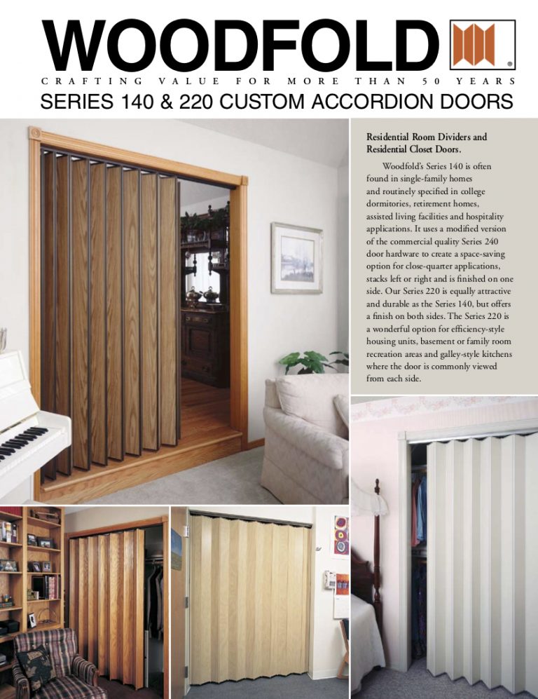 Woodfold 140 Accordion Doors by Specialty Doors